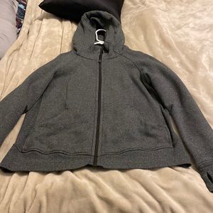 Gray scuba full length